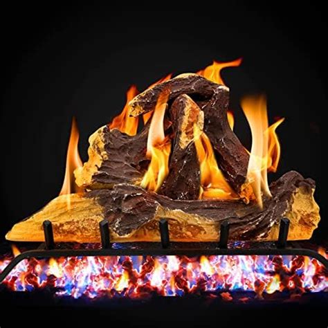 gas stove glowing embers